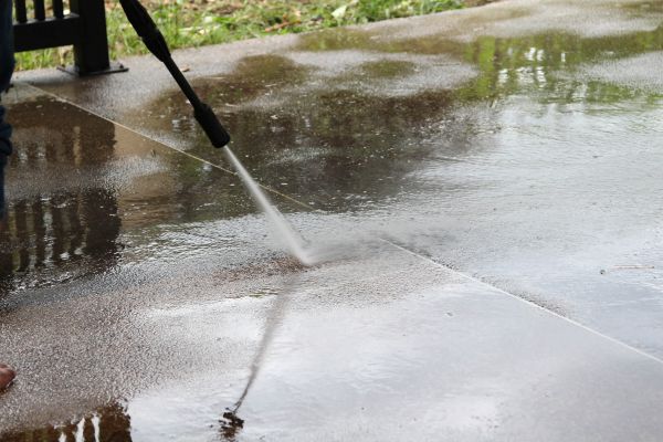 Concrete Deck Cleaning in Olathe