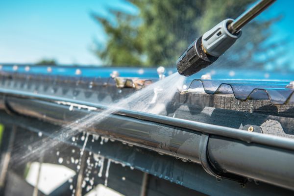 Gutter Jet Washing in Olathe