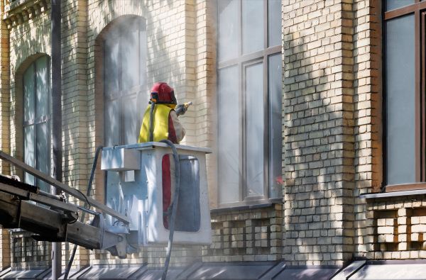 Brick Facade Cleaning in Olathe