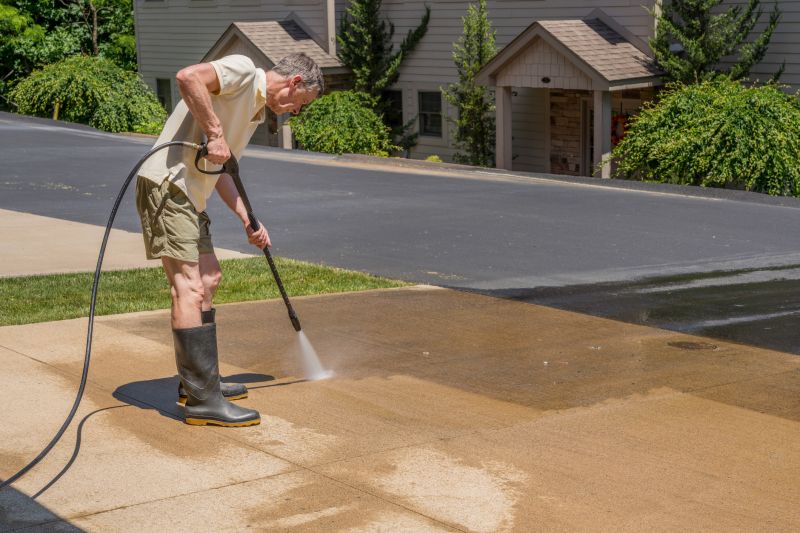 Removing Stains from a Driveway